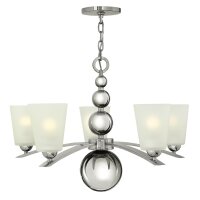 Lustre ROMINA en nickel Ø69cm Lampe à...