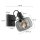 Wandstrahler blendarm Schwarz Rauchgrau E27 H:16 cm