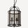 Lampe à suspendre verre métal noir gris fumé E14 élégante