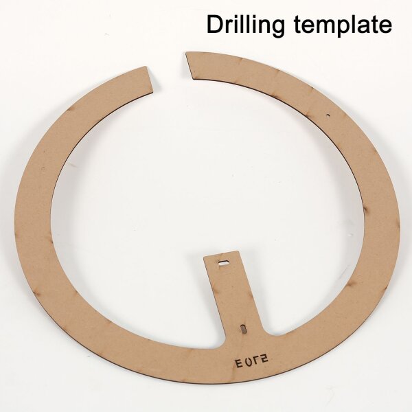 Applique décorative LED Métal Noir L:40 cm Ring