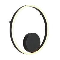 Applique décorative LED Métal Noir L:40 cm...