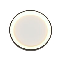 LED Deckenlampe Schwarz Weiß Ø28 cm 2700 K...
