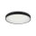 LED Deckenlampe Schwarz Weiß Ø28 cm 2700 K wohnlich