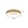 Plafonnier LED or blanc Ø28 cm 2700 K confortable