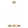 LED Hängelampe rund in Gold B:60 cm 50 W 2700 K elegant