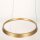 LED Hängelampe rund in Gold B:60 cm 50 W 2700 K elegant