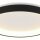 LED Deckenleuchte Schwarz Weiß Ø38 cm 30 W gemütlich