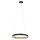 LED Hängelampe rund Schwarz B:60 cm 50 W 2700 K elegant
