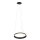 LED Hängelampe rund Schwarz B:60 cm 50 W 2700 K elegant