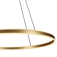 LED Pendelleuchte Metall Kunststoff Ø100 cm 80 W...