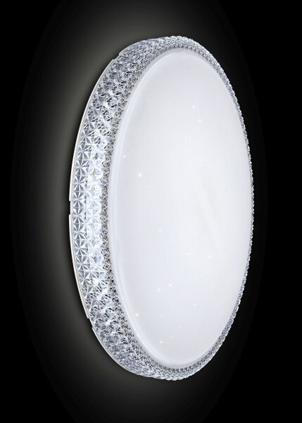 Plafonnier LED rond Ø 40 cm Ciel étoilé 4000 K Blanc