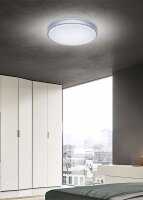 LED Deckenlampe rund Ø 40 cm Sternenhimmel 4000 K...