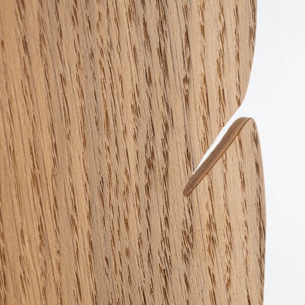 Wandleuchte indirekt Holz H: 69 cm Blatt Natur Design 4x G9