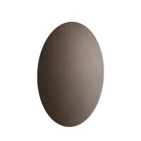 Applique ronde brune Ø 30 cm petite 3x G9...