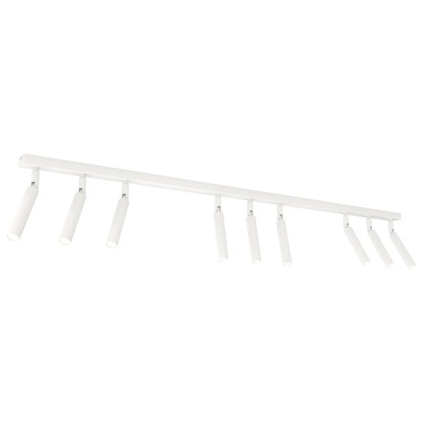 Verstellbarer Deckenspot Weiß Metall G9 116 cm länglich