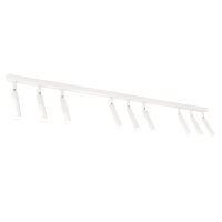 Verstellbarer Deckenspot Weiß Metall G9 116 cm...