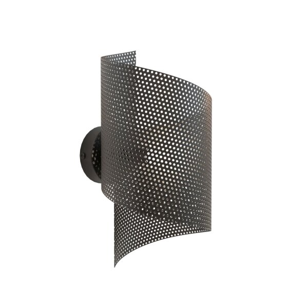 Wandleuchte Metall stilvoll G9 T:17 cm Schwarz Modern