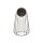 Draht Deckenlampe Schwarz Metall E27 Ø16 cm rund Retro