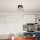 Deckenlampe Retro Schwarz Draht E27 3-flammig L:41 cm