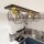 Stylische Deckenleuchte Metall Schwarz Gold E27 115 cm