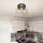Stilvolle Deckenlampe Schwarz Gold Metall Ø41 cm rund