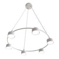 Lampe &agrave; suspendre blanche m&eacute;tal...