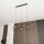 Lampe à suspendre décorative en métal noir E27 L:40 cm de long