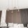 Pendelleuchte Metall E27 70 cm lang Retro Schwarz Gold