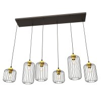 Lampe à suspendre métal E27 115 cm de long...