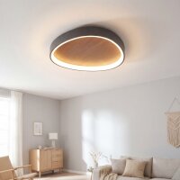 LED Deckenlampe Holz Alu dimmbar 60 W 3000/4000/6500K