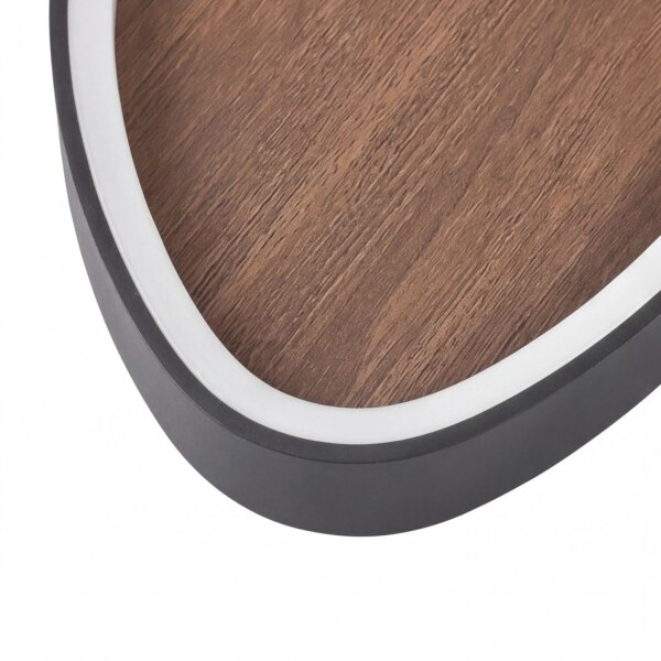 LED Deckenleuchte Holz Alu dimmbar 58 W 3000/4000/6500K