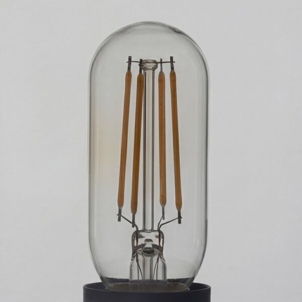 Tischlampe Glas Silber Schwarz E14 17,5 cm verspiegelt