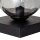 Tischlampe Glas Silber Schwarz E14 17,5 cm verspiegelt
