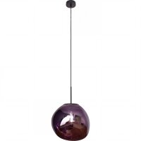 Suspension ronde en verre Lila Ø36 cm Moderne et...