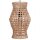 Pendelleuchte Korb Rattan Metall E27 rund Ø30 cm Boho