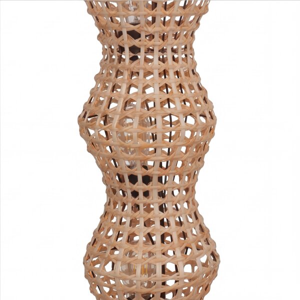 Lampadaire en rotin naturel 111 cm 4-flmg E27 Scandinave