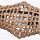 Suspension rotin naturel scandinave E27 4-flamme