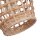 Hängelampe Korb Rattan Metall E27 rund Ø22 cm Boho