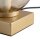 Lampe de table en or ambre 17,5 cm E14 boule élégante