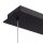 Longue lampe à suspendre LED Aluminium Bois L:70 cm blanc chaud