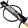 LED Deckenlampe Schwarz Natur Ringe 114,8 cm 3000 K