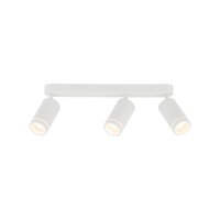 Deckenstrahler Wei&szlig; 55 cm lang Metall GU10 3-flammig