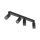 Spot de plafond métal noir 74 cm de long 4-flamme GU10