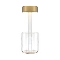 Lampe de table LED verre Dimmer Touch Ø 12 cm rond...
