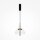 LED Pendelleuchte Metall Glas H: max. 348 cm Schwarz