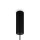 LED Pendelleuchte Metall Glas H: max. 348 cm Schwarz