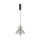 LED Pendelleuchte Metall Rauchglas H: max. 348 cm BRUNO
