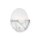 LED Wandleuchte Glas Metall 3000 K warmweiß 200 lm rund