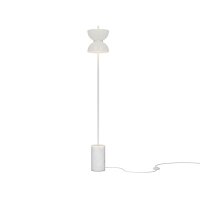LED Lampadaire verre métal blanc chaud 3000 K 1300...