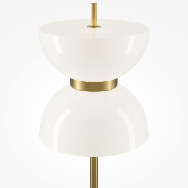 LED Stehlampe Metall Glas 145 cm rund 1300 lm Modern